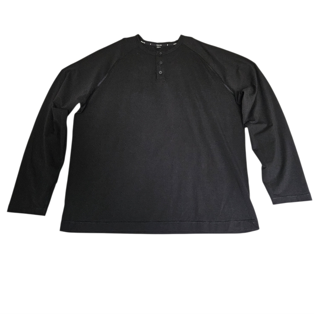 Public Rec Go-To L/S Pima Cotton‎ Henley Stretch T-Shirt Sz XL